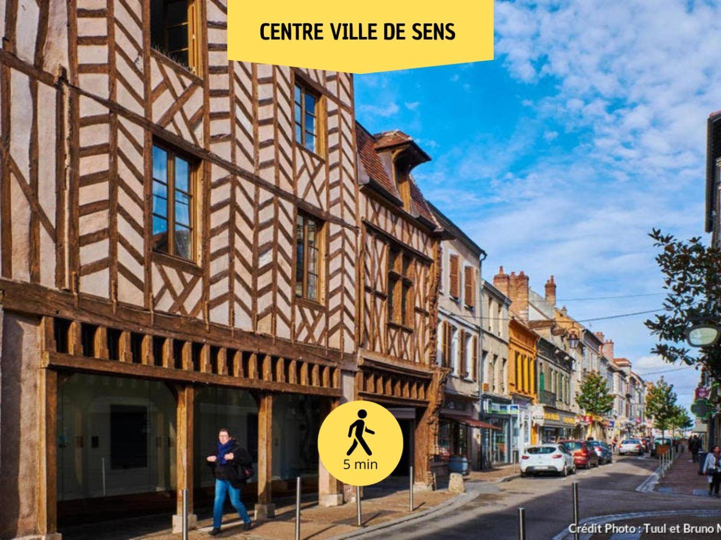 Le Subtil - Best Keys - Elegance & Confort - 2 Chambres Separees - Lit Queen Size - Smart Tv Netflix - Entre Gare & Centre Ville - A 1H De Paris - Wifi Fibre - Check-In Autonome Sens Exterior foto